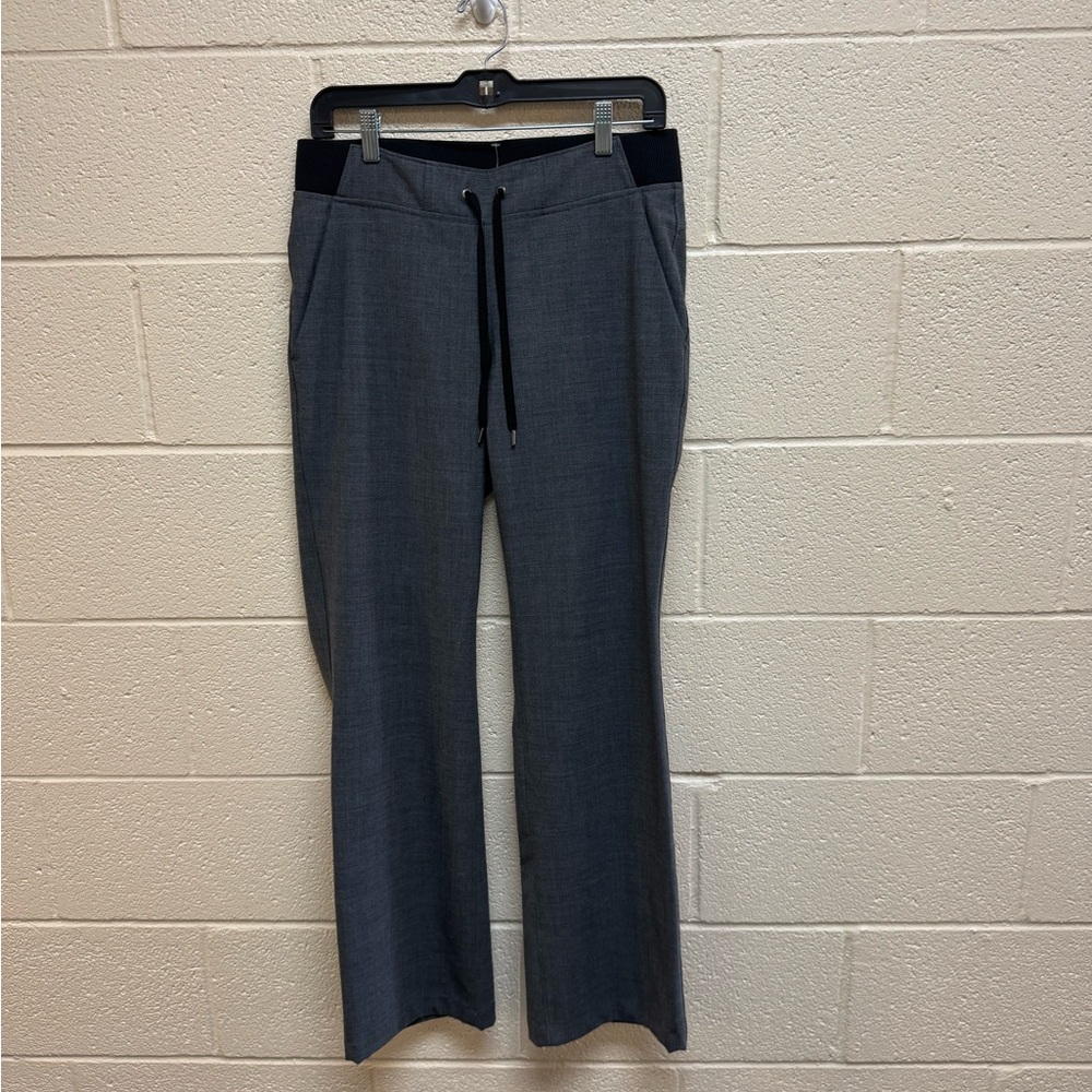 Athleta Gray Trousers with Black Drawstring Waist
